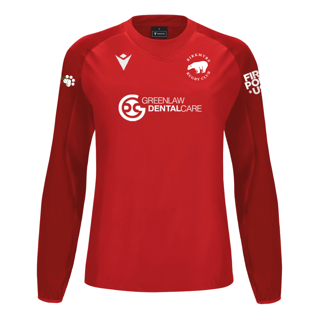 Jnr BRC Overhead Windstopper Red