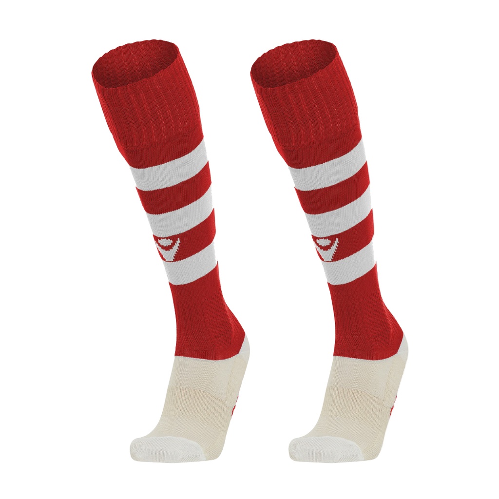 Jnr BRC Minis Sock Red|White | Birkmyre Direct